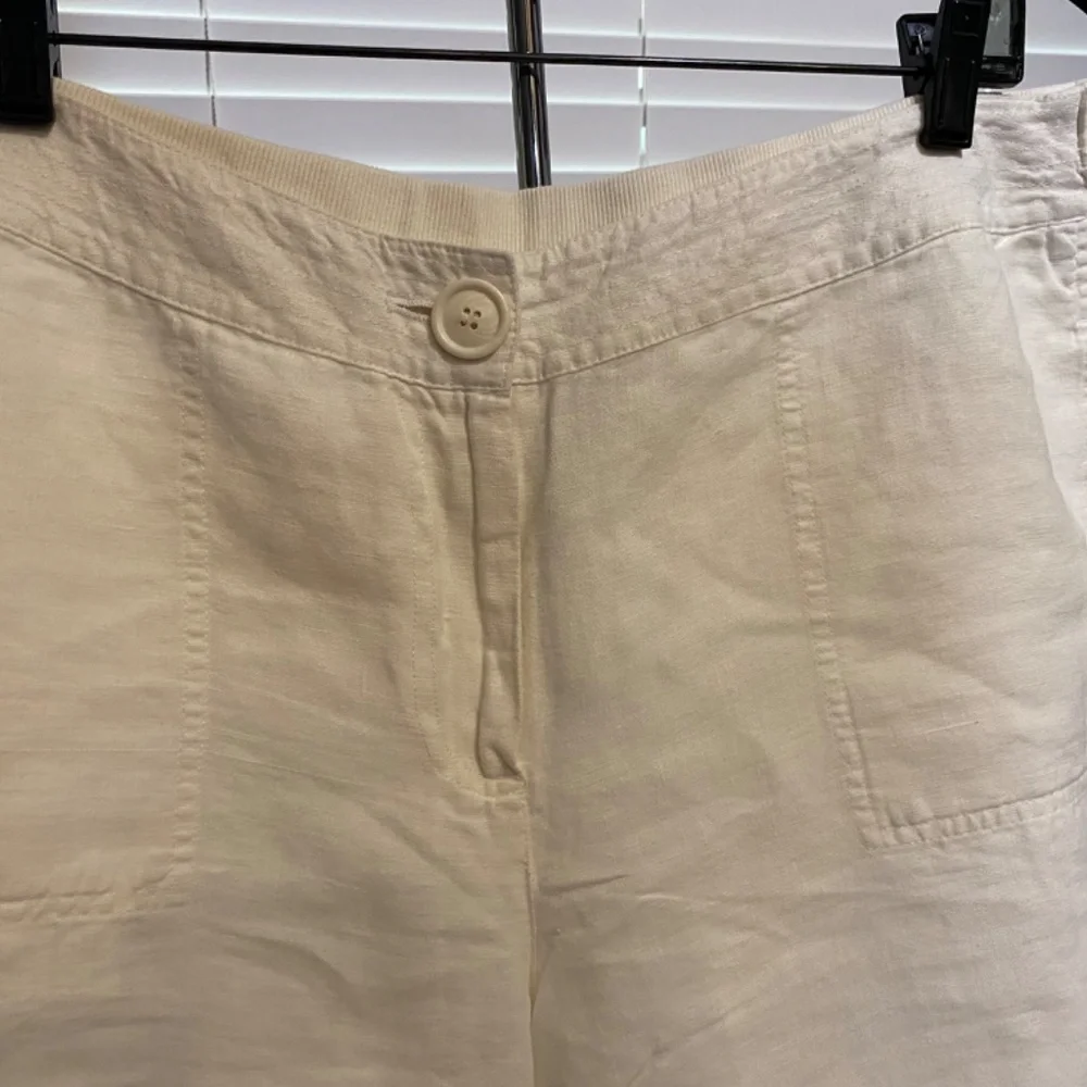 Chico’s white linen pants size 2.5 (size 14) - Picture 3 of 10
